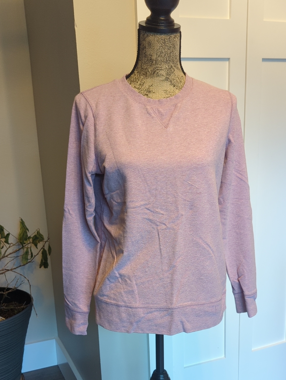 L.L. Bean Mauve Crewneck Sweatshirt